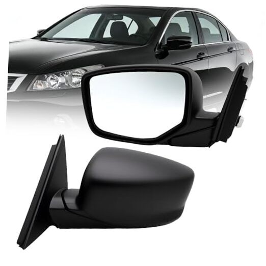 Driver Power Side Mirror Assembly Compatible with Accord 2008 2009 2010 Left