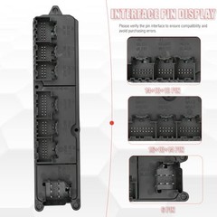 Power Window Switch Driver Side | Compatible with Chevrolet Avalanche 20835553
