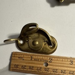 Vintage Window Ventilation Sash Lock 9 New Old Stk 3Open Johnson’s Pat1919 Brass