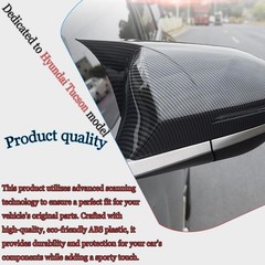 2PCS New Sports Rear Mirror Cover Caps for Hyundai Tucson 2022 2023 2024 202….