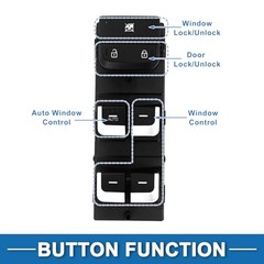 1 AUTO Power Window Switch No.93570G5040 18pin Front Left Driver Side Window