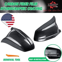 1 Pair Car Side Mirror Covers Caps Replacement for 2010-2013 BMW 5 Series F10 52