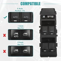 Front Left Driver Side Master Power Window Switch Fits Dodge Magnum – Pack of 10