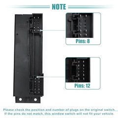 Front Left Driver Side Power Window Switch – Window Control Switch Fits GMC