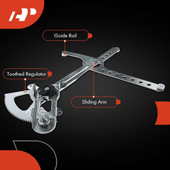 Manual Window Regulator Compatible with Chevrolet Blazer GMC C1500 C2500 C3500 K