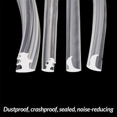 Rubber Window & Door Wedge Gasket Double Glazing Rubber Repair Seal 5mm-33.9mm