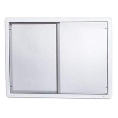 Slider Window Left-Hand 35.5″ x 23.5″ Double-Pane Single Vinyl New TAFCO WINDOWS