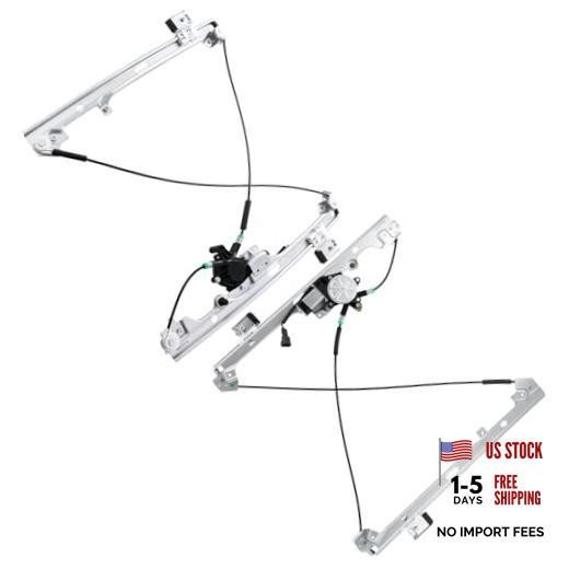 741-644 741-645 Power Window Regulator w/Motor Front Driver and Passenger Side
