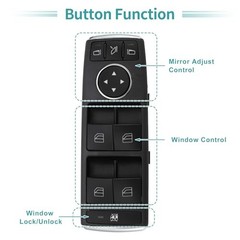 Front Left Window Switch for Mercedes ML350 2012-2015 1669054400