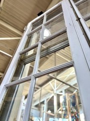 French Window Set in Jamb, 28 Lite, 121.5″ Tall