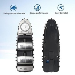 Master Power Window Switch Button Front Left Driver Side Fit for Mercedes-Benz