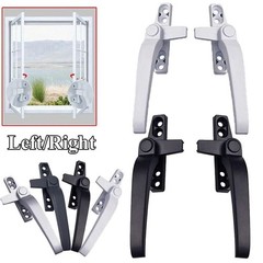PVC Cockspur Window Handle Key Locking Replacement White Avocet WMS