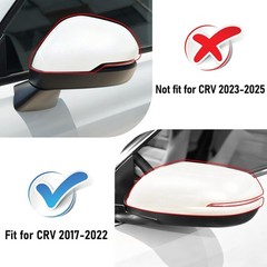 Compatible with CRV 2017-2022/HRV 16-22 Left Driver Side Mirror Left Pearl White