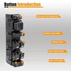 15883323 Front Driver Side Master Power Window Switch Assembly Compatible with