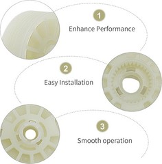 82481D4000 4Pcs Window Regulator Drum Gear Spool, Replacement for Kia Optima 201
