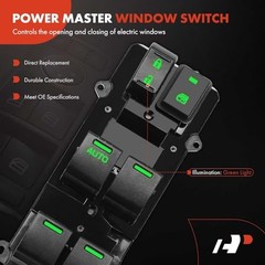 Front Left Driver Side Power Window Switch | Compatible with Honda CR-V CRV
