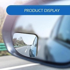2 PCS Car Blind Spot Mirrors, HD Fan Shaped Glass Frameless Convex Rear View Mir
