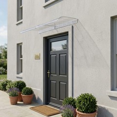 Window&Door Awnings Clear Canopy Rain/Snow Protection Awnings for Outside Patio