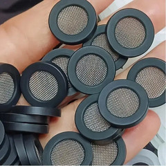 10Pcs Rubber Gasket with Net 4/6″ Shower Head Filter Plumbing Hose Seal Faucet R