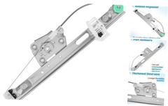 Rear Left Driver Side Power Window Regulator Without Motor Compatible with