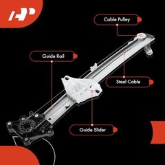 Power Window Regulator Rear Driver Side Compatible with Honda CR-V CRV 2017