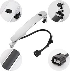Exterior Chrome Door Handle Front Left Driver Side for Nissan Rogue 2010-2013,wi