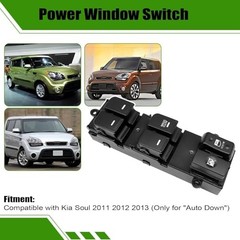 Master Power Window Switch Front Driver Side, Compatible with Kia Soul 2009