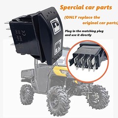 Left Hand Driver Side Power Window Switch for Can-Am Defender Max 2016-2019