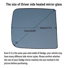 Heated Glass Left Driver Side – Compatible with Upper (Left) Driver Side
