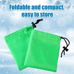 2 Pcs Universal Green Side Mirror Covers for Car Exterior Rearview Protection Ag