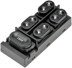 901-304 Front Driver Side Power Window Switch 5 Button Compatible with Select