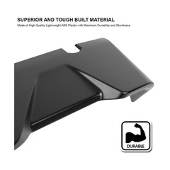 Spec-D Tuning Matte Black ABS Cab Roof Spoiler for 2015-2020 Ford F150 Models