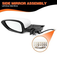 Left Driver Side Mirror Assembly Compatible with Accord 2023 2024 2025 (BSM)