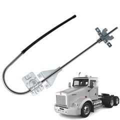 Driver Side Manual Window Regulator Compatible with Kenworth C500, T300, T800,