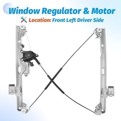 741-442 (2 Pins) Front Left Driver Side Window Regulator with Motor Compatible