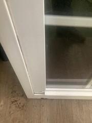 35” W X 57” H Simonton Double Hung Window With Grid Half Screen See Notes