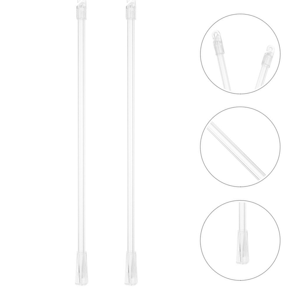 2Pcs Drapery Wand Curtain Pull Rod for Stylish and Functional Window Treatments