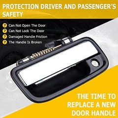Door Handle Exterior Front Driver Left Side Replacement fit 1995-2004 Tacoma
