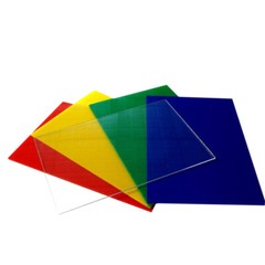 Coloured Plastic Panel Sheet 2/3/5mm Colour Material 200 x 300mm Guard Screen