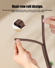 Weather Stripping Door Seal Strip, EPDM Foam Self-Adhesive Door Sweep Tape
