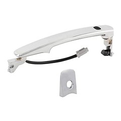 Deal Chrome Exterior Door Handle w/Key Hole, Front Driver Left Side,