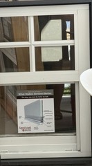 Sentinel Single-Hung Casement Home Window White Aluminum Double-Pane Laminated