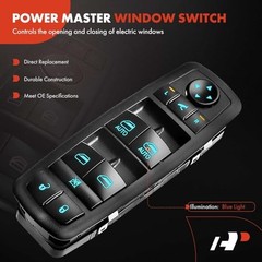 Front Left Driver Side Power Window Switch, with Dual Auto | Compatible with