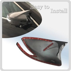 2PCS Sports Rear Mirror Cover Carbon fiber For 2013-2019 Nissan sentra/Altima