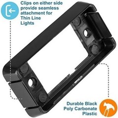 Mini Thin Line Lights RV Base Mount Size: 37 Series