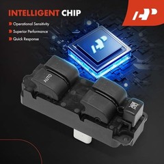 Front Left Driver Side Power Window Switch | Compatible with Mazda 3 2004