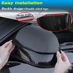 for Tesla Model Y Rearview Mirror Guard Cover, Side Mirror Cover Exterior Acc…