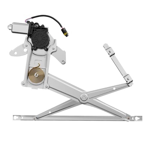 New 1pc Front Driver (Left) Side Power Window Regulator With Motor Assembly