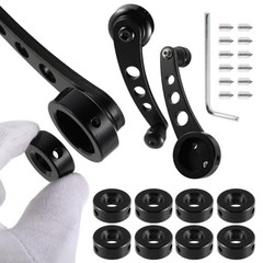 Universal Car Window Handle Winder Riser, Window Crank Window Cranks, Black