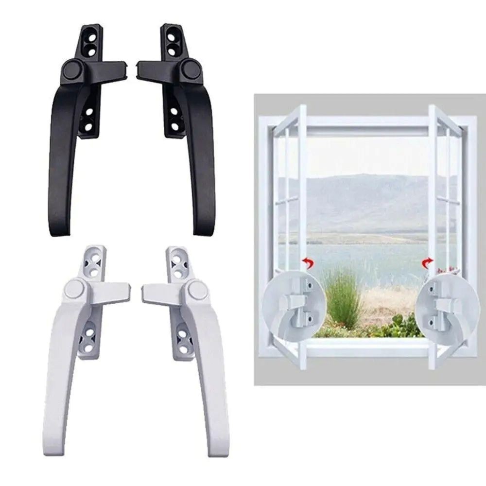 PVC Cockspur Window Handle Key Locking Replacement White Avocet WMS